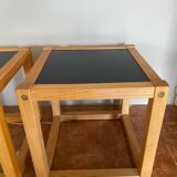 Pair of minimalist bedside tables