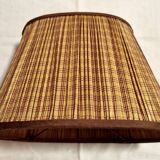 Pleated silk lampshade