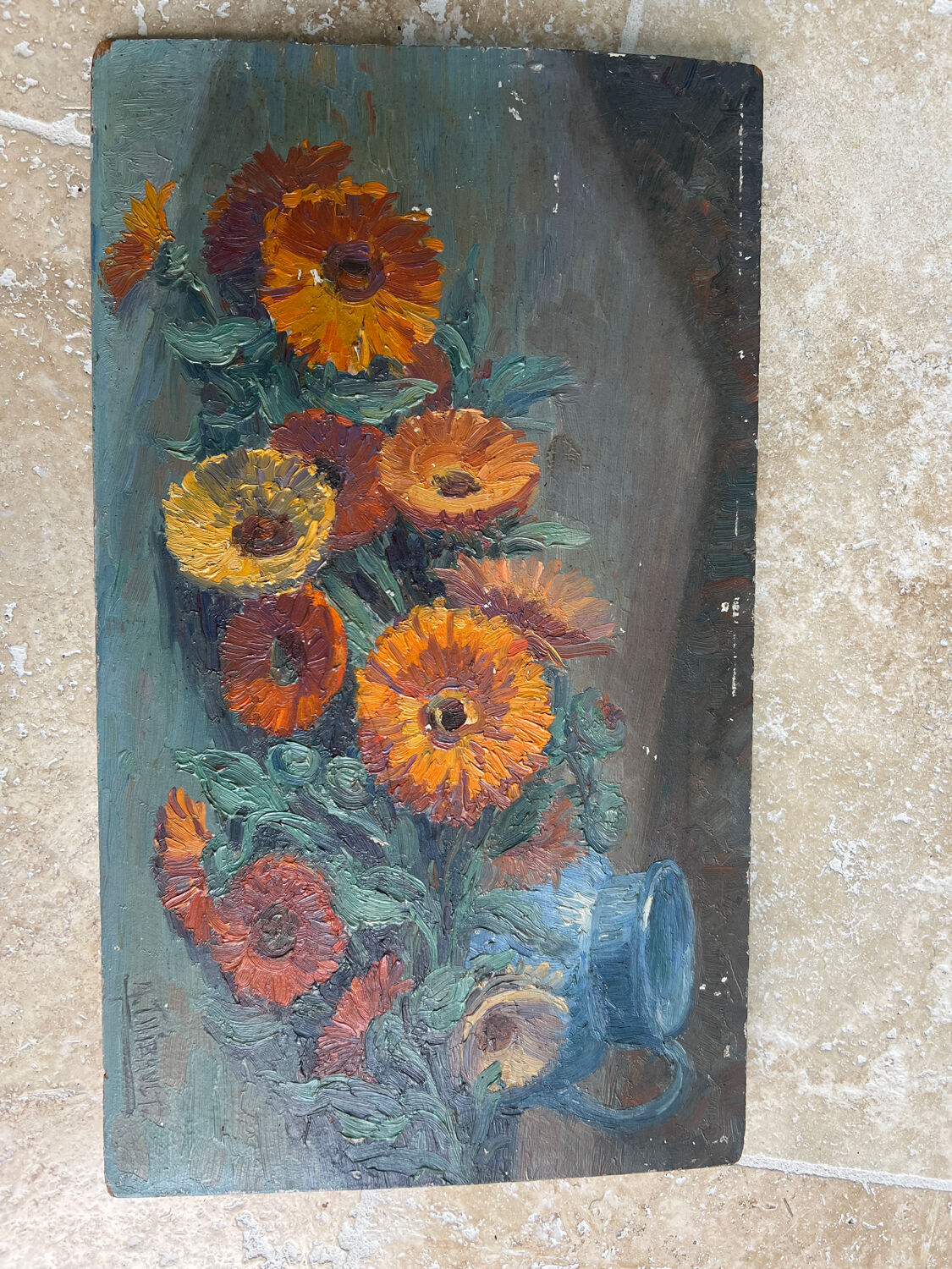 Oil on wood M Thibault