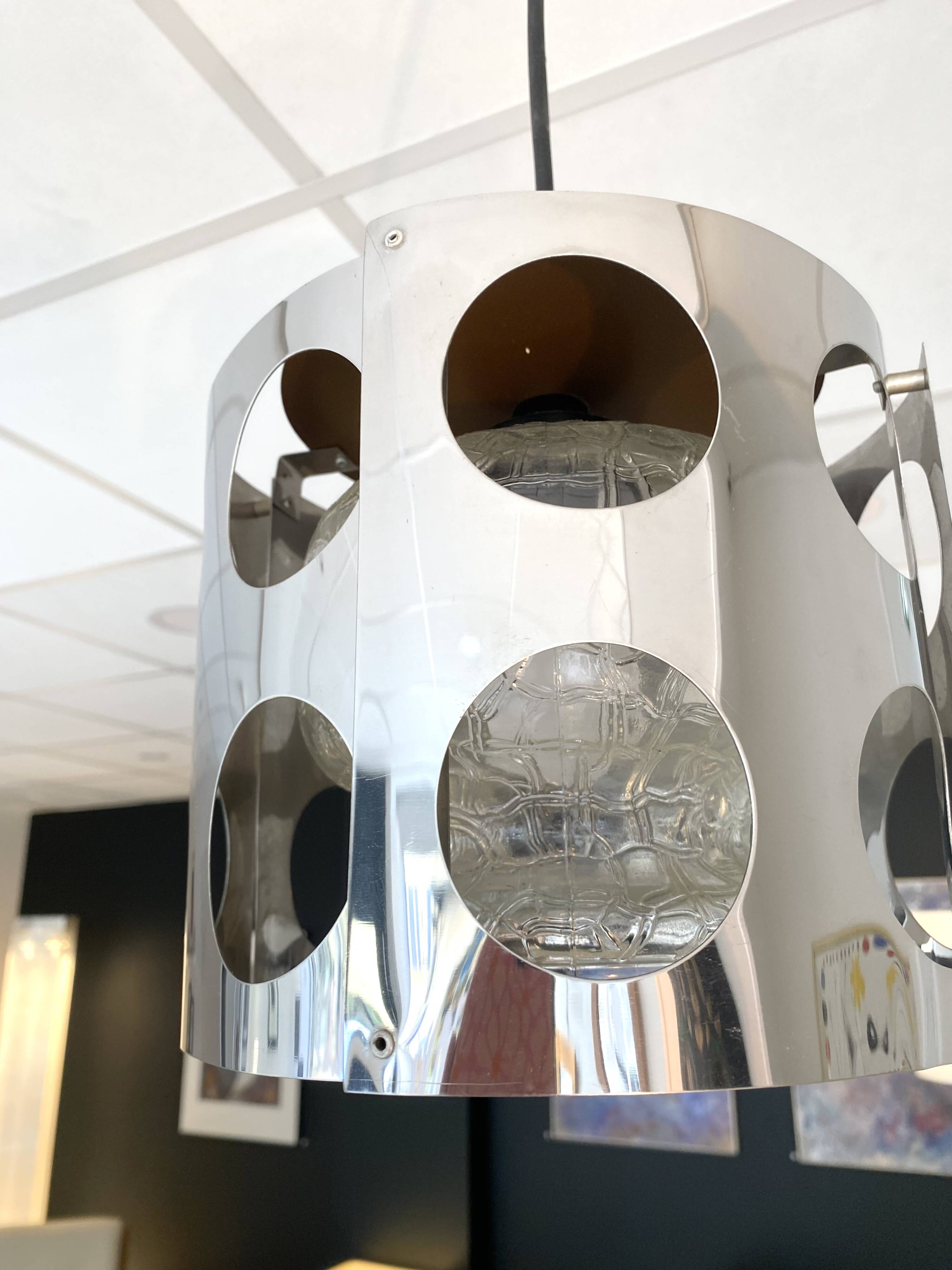 1970 spage age pendant light