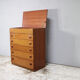 Commode en teck du milieu du siècle, 1970, avec compartiment à couvercle