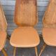 (Lot) 5 chaises vintage bois attribuées à Baumann (à restaurer)