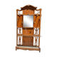 Porte-manteau antique en bronze, acacia et noyer de Français par Émile Galle