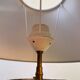 Large silver metal lamp with classic baluster o