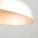 Lampe de table italienne en cuivre et aluminium du milieu du siècle