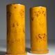 Burl wood veneered columns 20th century