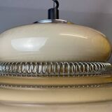 Acrylic retractable pull down pendant lamp