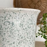 Speckled ceramic planter