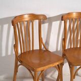 Antique bentwood coffee chairs (circa 1920). Set of 2, no. 4