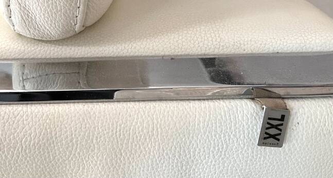 Leather sofa from the brand XXL, designer sofa.