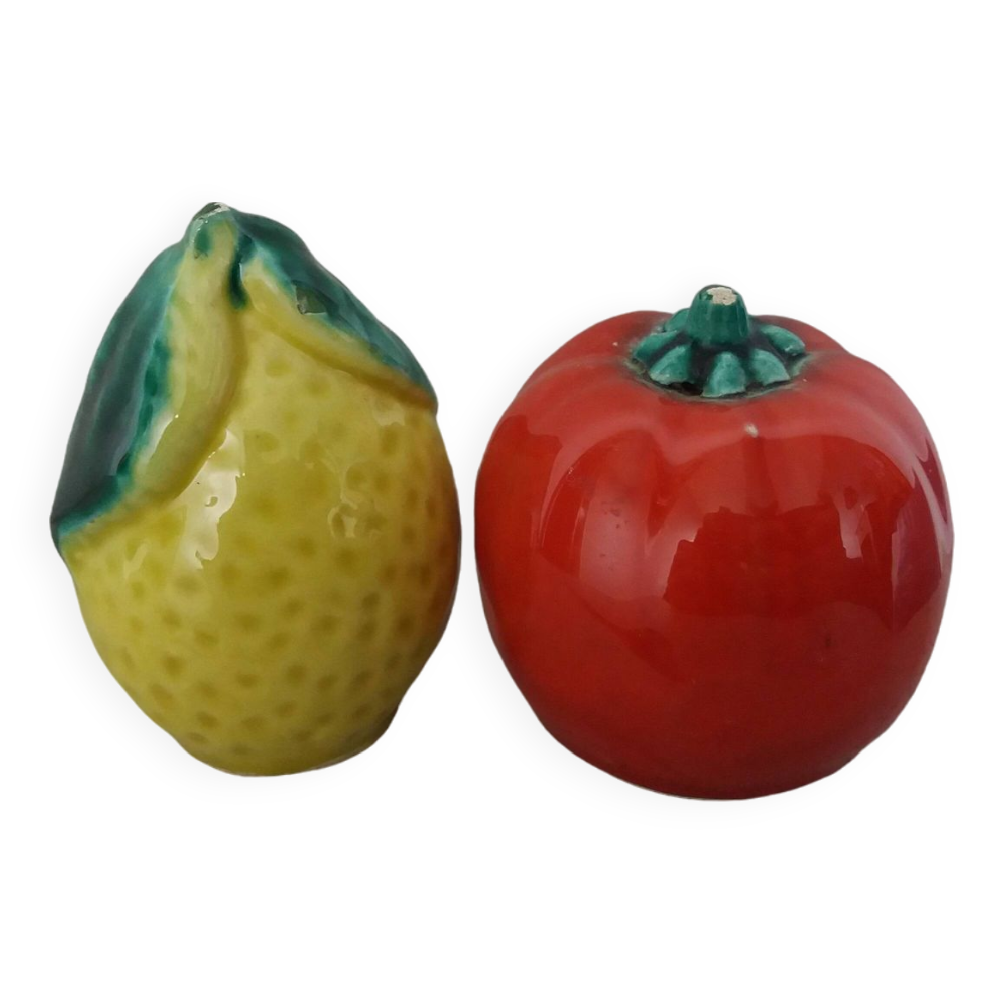 salt shaker pepper lemon tomato slip