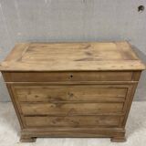 Large antique solid wood chest of drawers – charm of a family home