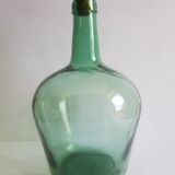 Vintage Ayelense Green Glass Demijohn