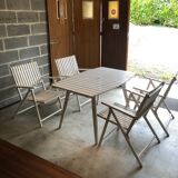 Garden furniture wood 1960