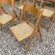 Chaises Pliantes Habitat Vintage en Rotin et Rotin, 1980s, Set de 4