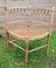 Corner chair in beech, caned seat from the early 20th century.