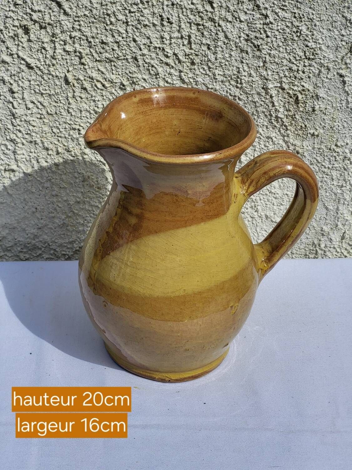 Terracotta pitcher