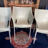 Set of 3 armchairs by Philippe Starck, Dr No model, for Kartell