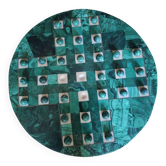 Solitaire game in malachite