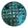 Solitaire game in malachite