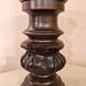 Small column side table in mahogany.