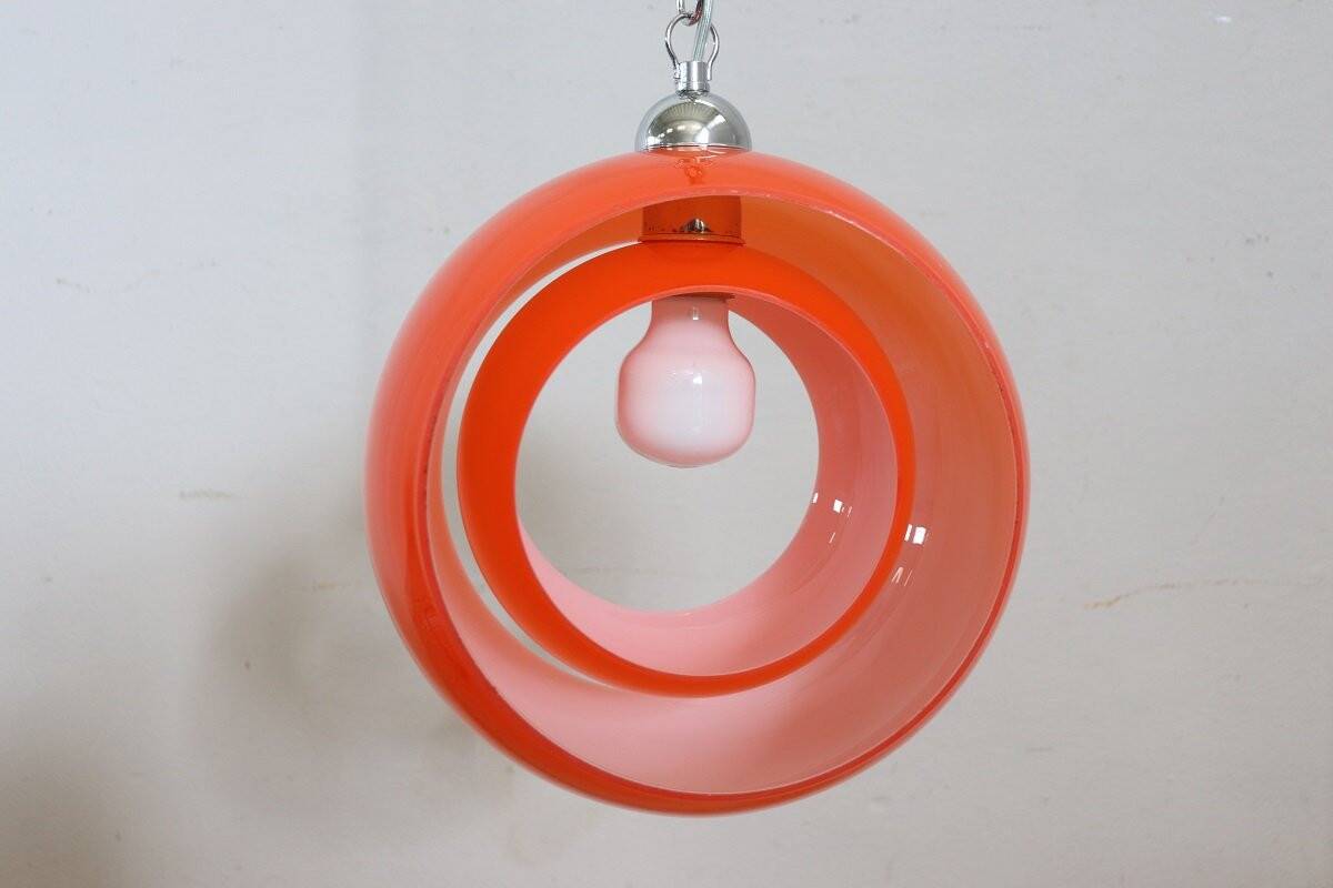 1960s Murano glass pendant light