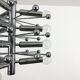 Modernist Chrome Sputnik Hanging Light, Cosack Lights 1970s, Germany
