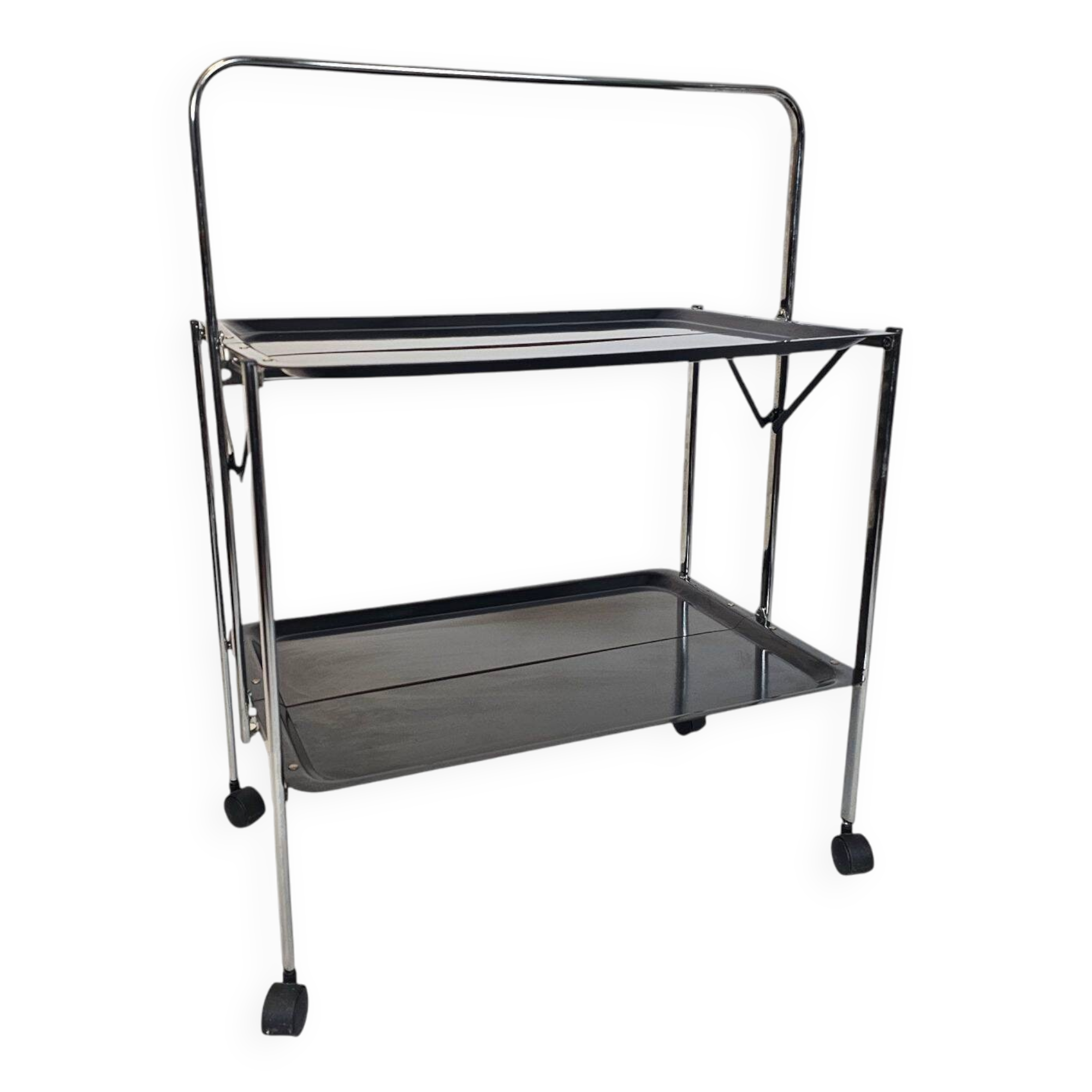 Vintage Melform Speedy folding serving trolley / bar cart, Italian design