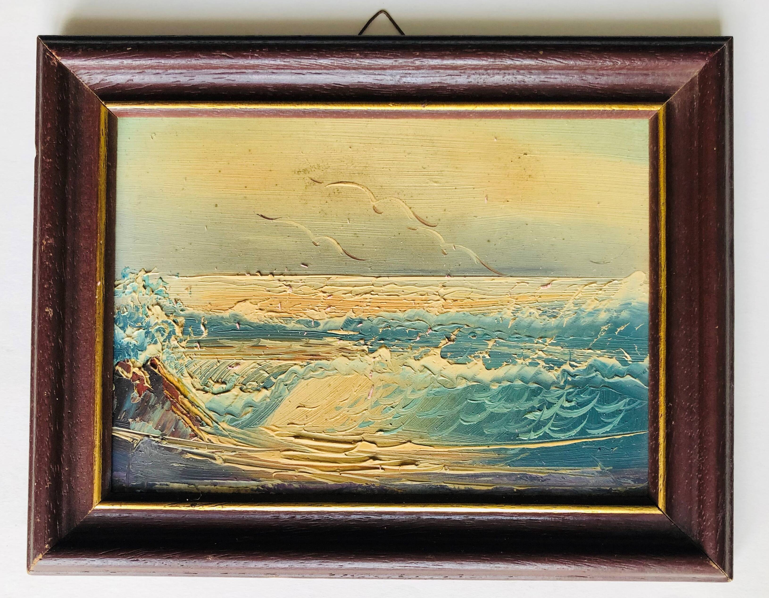 Paintings: Oils on panel - seaside landscapes