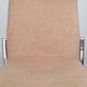 Chauffeuse vintage,  tissu et chrome