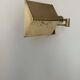 Vintage adjustable wall lamp, solid brass, France 1970