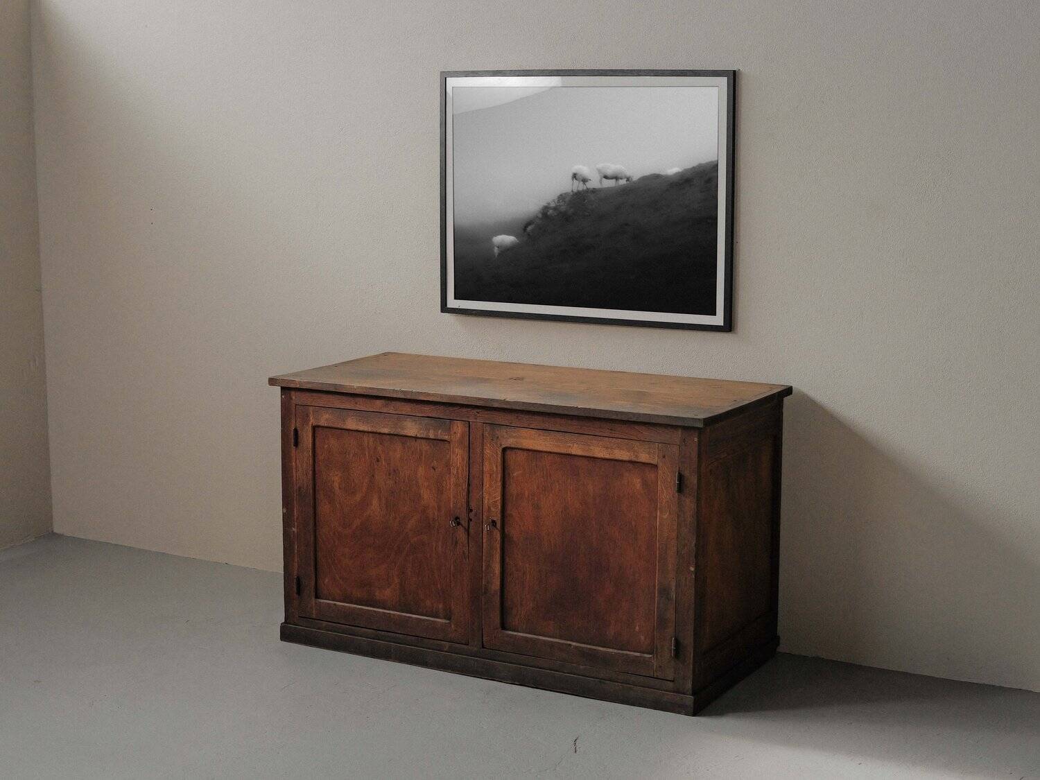 Oak craft furniture, France, circa 1950