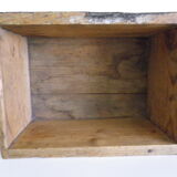 Box of old storage workshop Assembly dovetail 2 handles 1950s