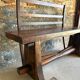Rustic/brutalised entrance bench