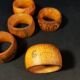 Wooden napkin rings