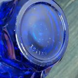 Navy blue candle holders