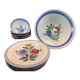 Old floral décor tableware 1 bowl, 6 flat plates & 4 bowls