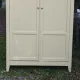 Parisian wardrobe in Clay Green wood – 2 moulded doors – H188 cm