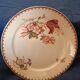 Lot de 6 assiettes Sarreguemines décor floral