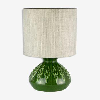 Upcycled jasba green vase clover lamp