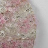 Wonderful Extra Large Size Pink Murano Glass Ceiling Light Flower by Seguso