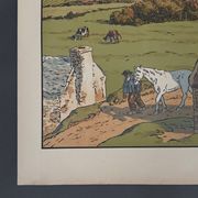 Lithographie par Henri Rivière Les Aspects de la Nature - Le Vallon