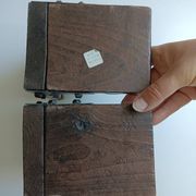 Serre-livres en bois massif globe terrestre mappe monde