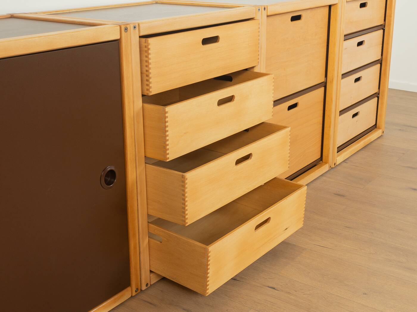 Flötotto modular chest of drawers system, 1970s, set of 4