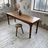 Walnut farm table 185 cm