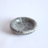 Black marble vide poche trinket bowl, Belgium 1960s.