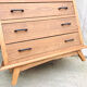 Commode vintage 1950 en chêne massif
