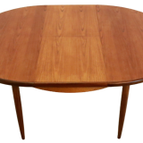 Round g-plan vintage dining table extendable 'breadsell'