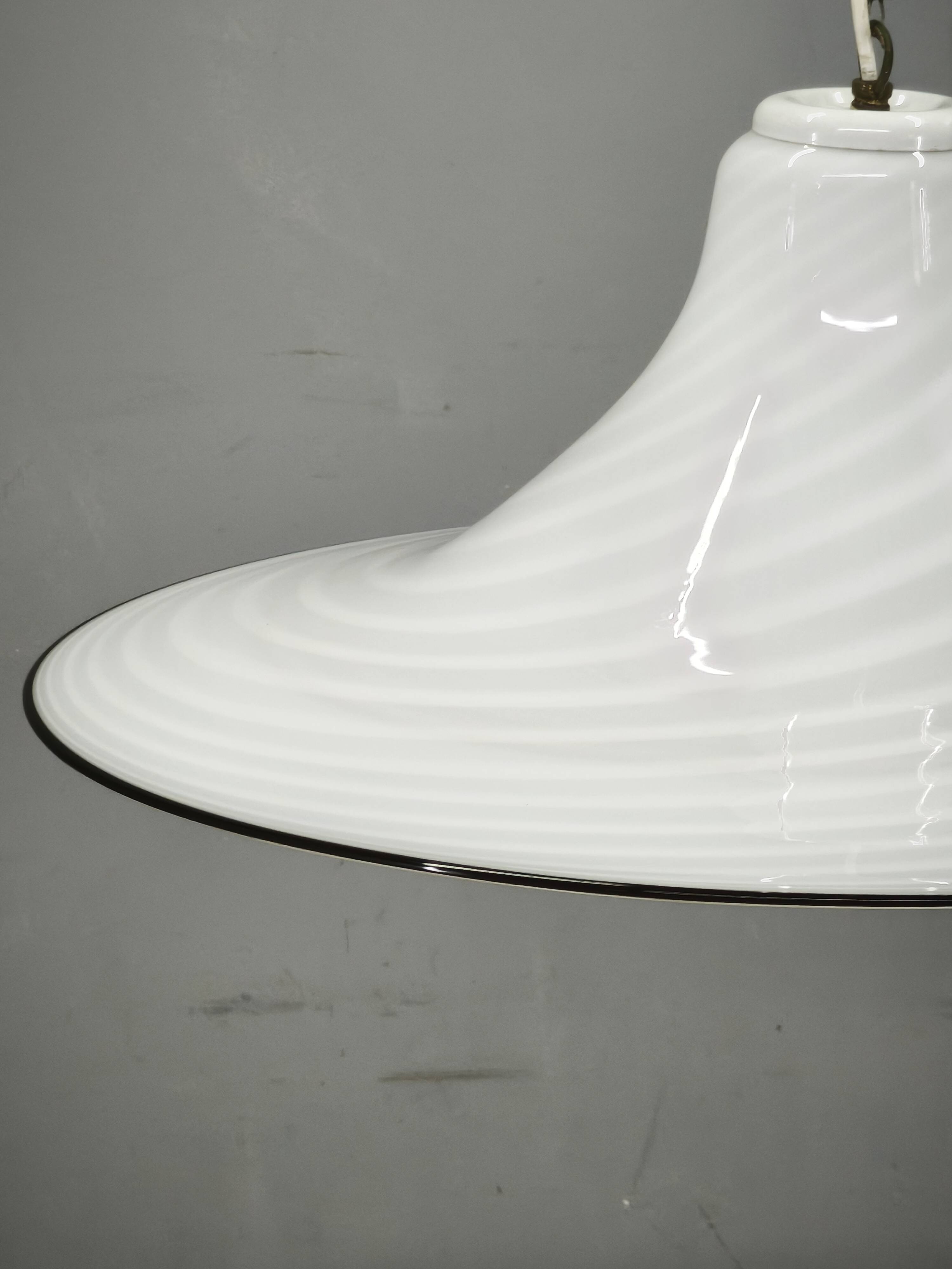 1970s Italian Murano Glass Space Age Pendant Light