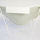David Weeks for Habitat Semana White Leather Sling Chair